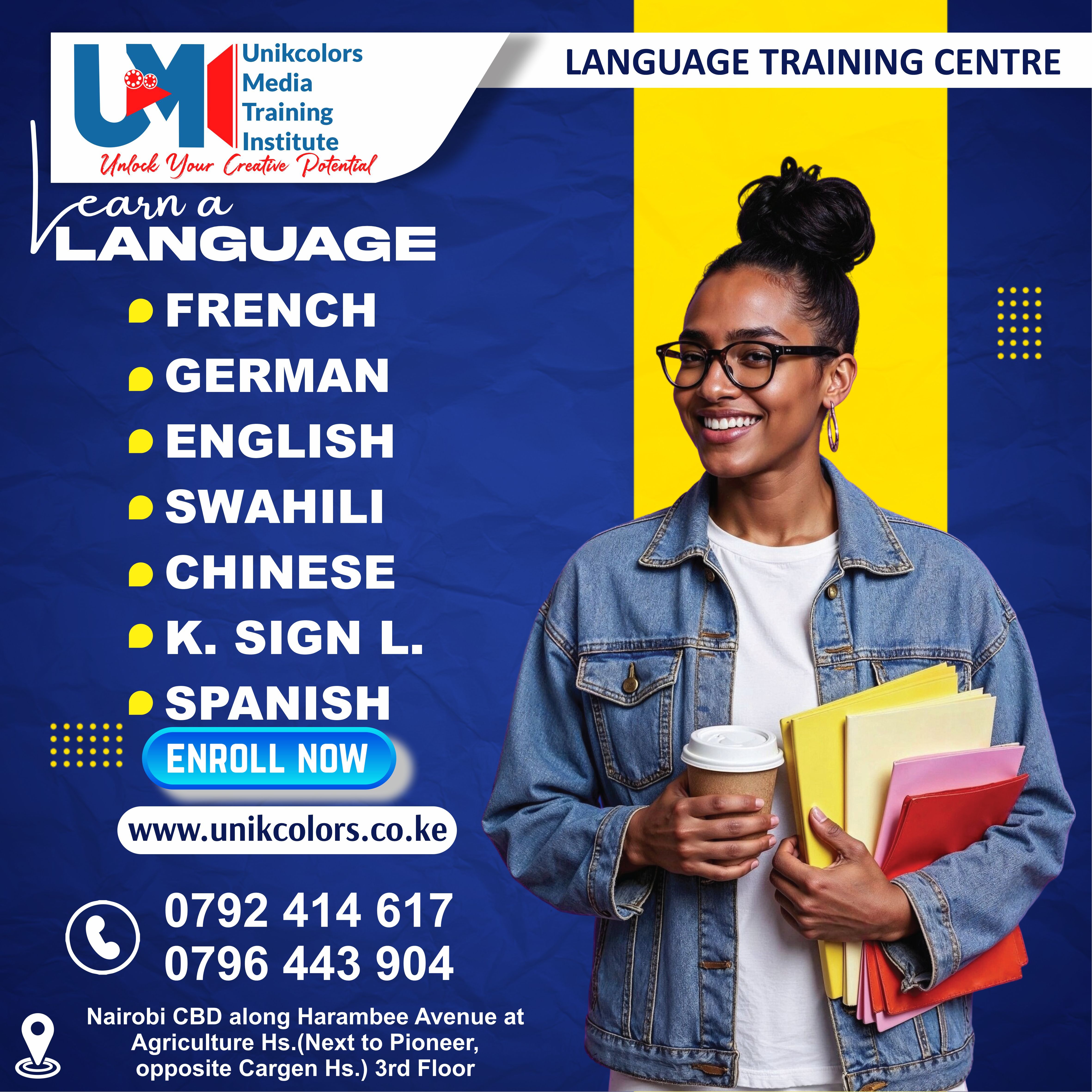 LANGUAGE TRAINING CENTRE - GERMAN | ENGLISH | FRENCH | CHINESE | SPANISH | SWAHILI | KENYA SIGN LANG